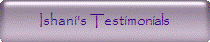 Ishani's Testimonials